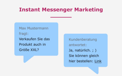 Messenger Marketing – Eine Chance, die Sie nutzen sollten