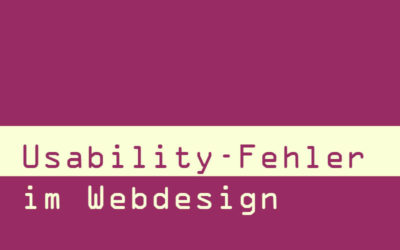 10 Usability-Fehler im Webdesign | argutus gmbh