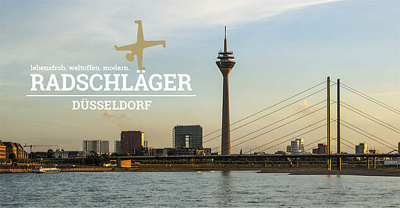 Radschläger-Düsseldorf Skyline 